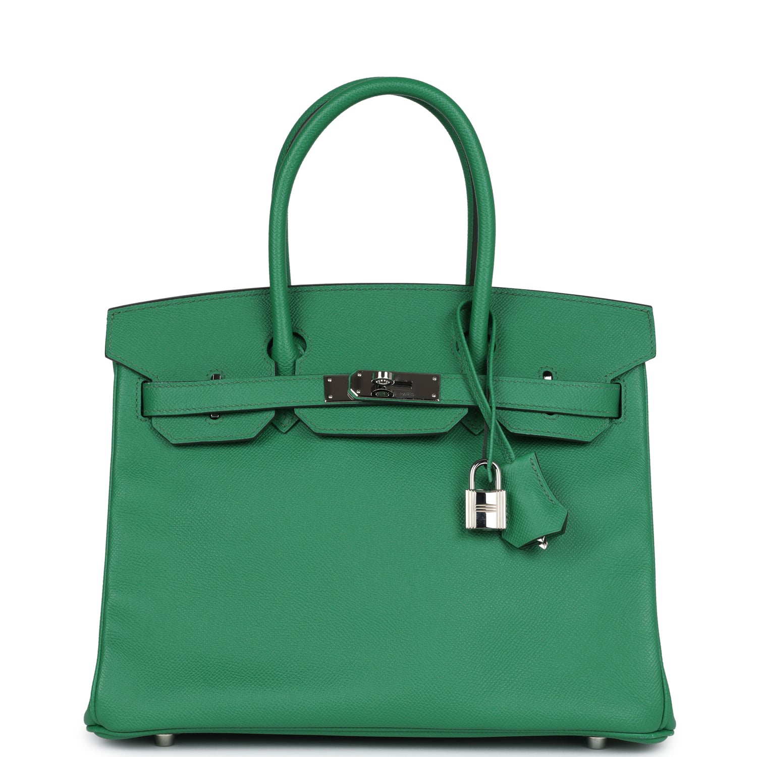 Birkin 30 Cactus Epsom Palladium Hardware Bag