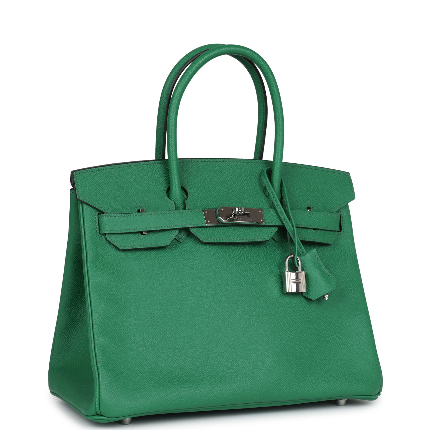 Birkin 30 Cactus Epsom Palladium Hardware Bag