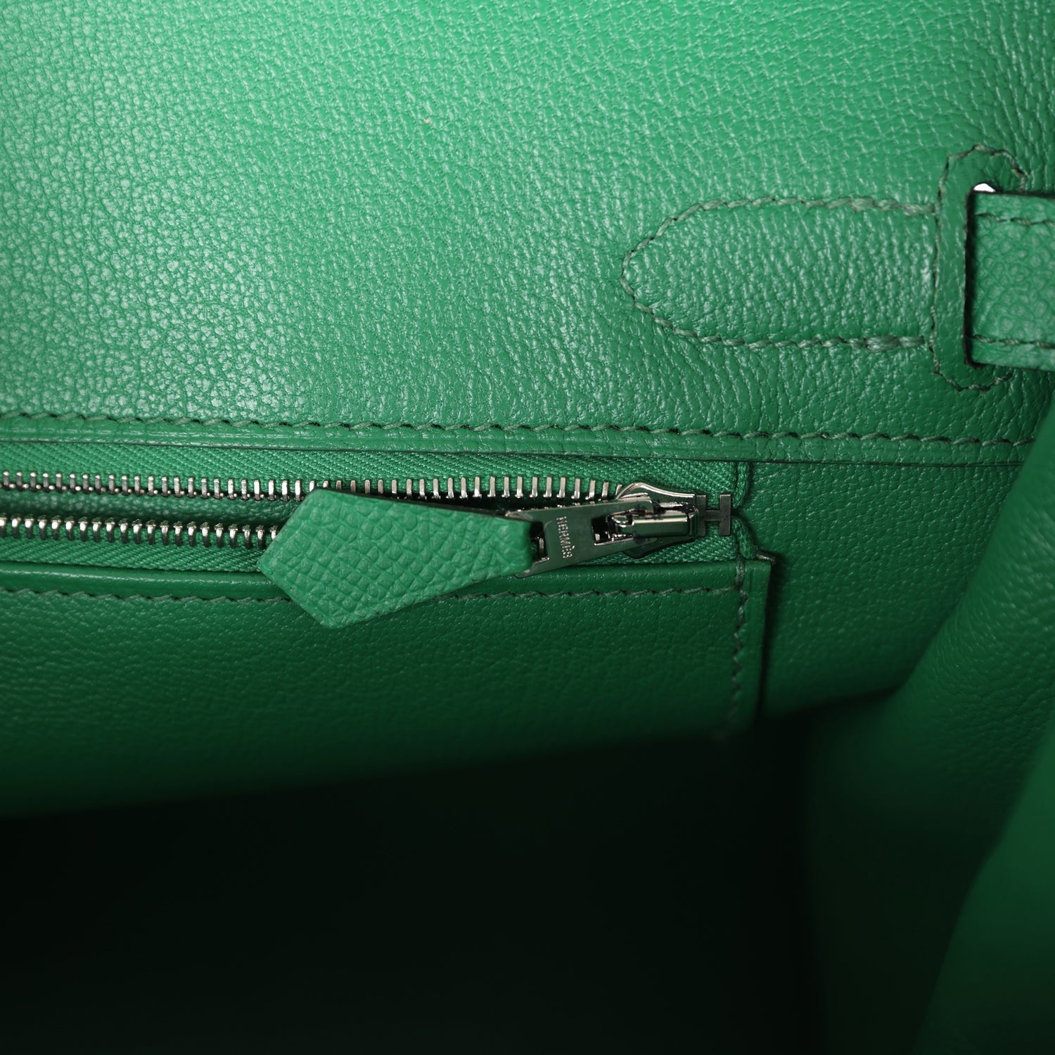Birkin 30 Cactus Epsom Palladium Hardware Bag