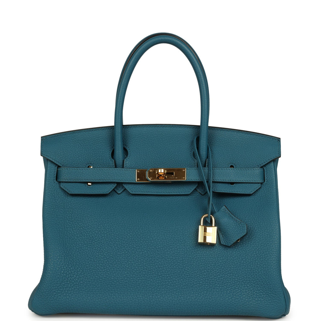 Birkin 30 Cobalt Togo Gold Hardware Bag