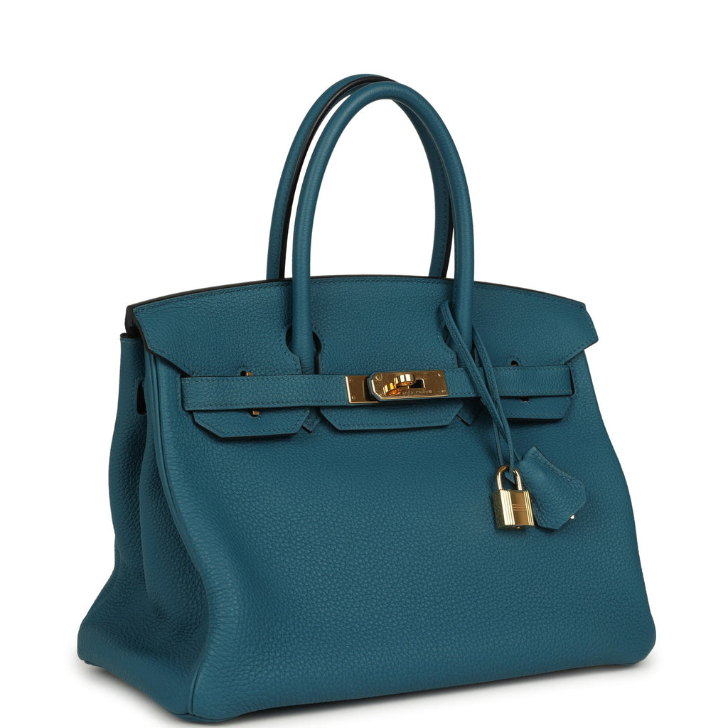 Birkin 30 Cobalt Togo Gold Hardware Bag