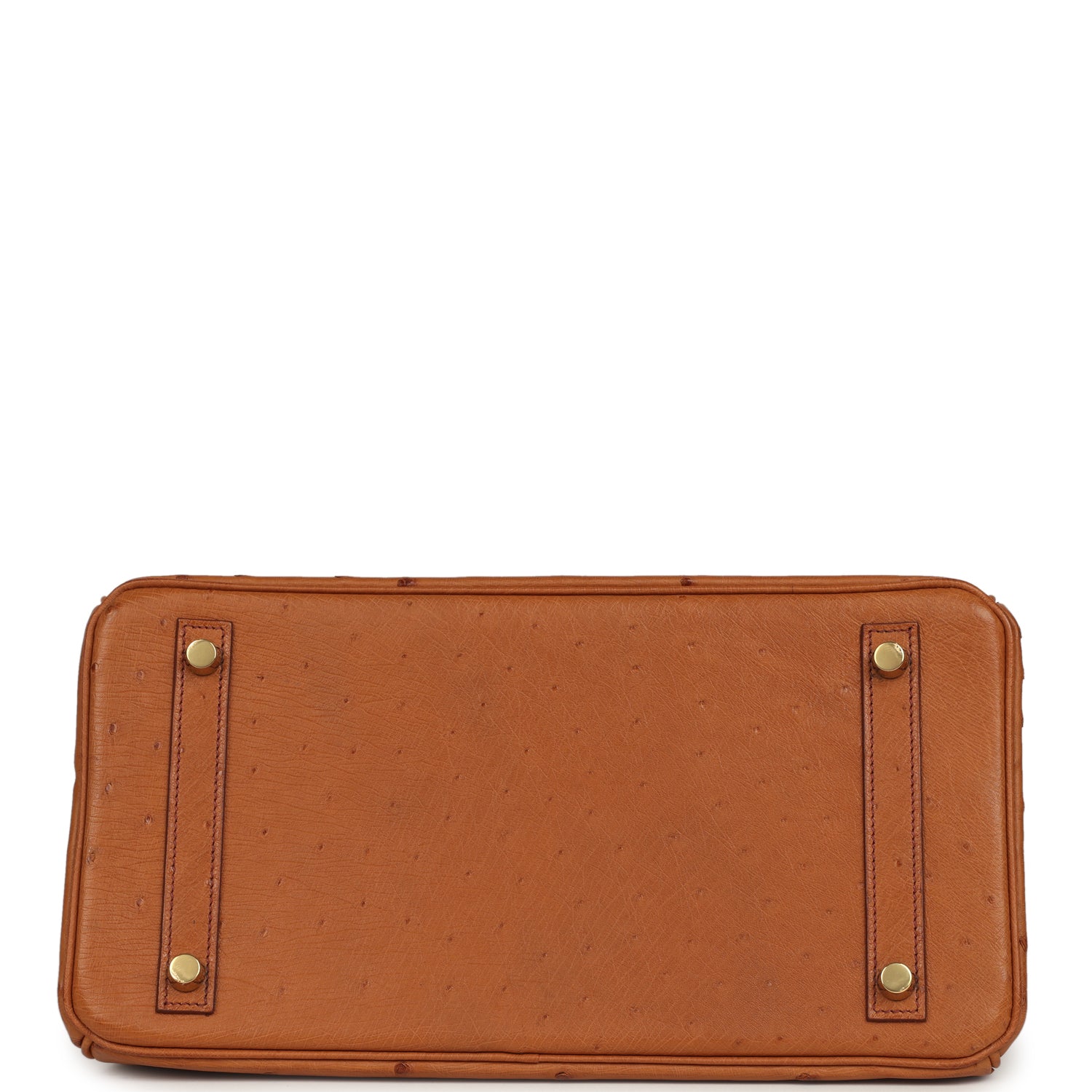Birkin 30 Cognac Ostrich Gold Hardware Bag