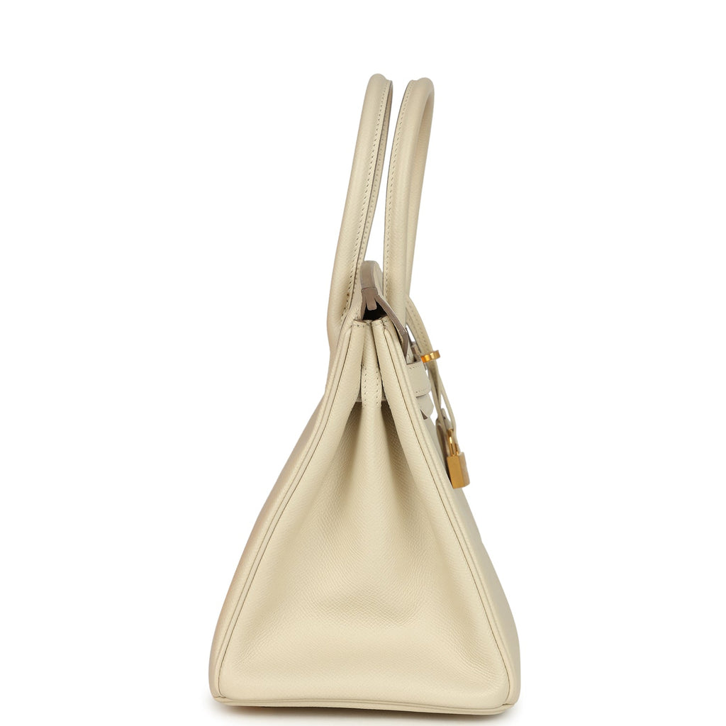 Birkin 30 Craie Epsom Gold Hardware Bag