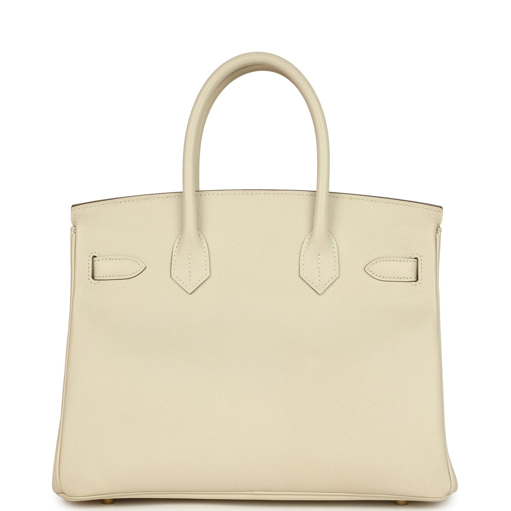 Birkin 30 Craie Epsom Gold Hardware Bag