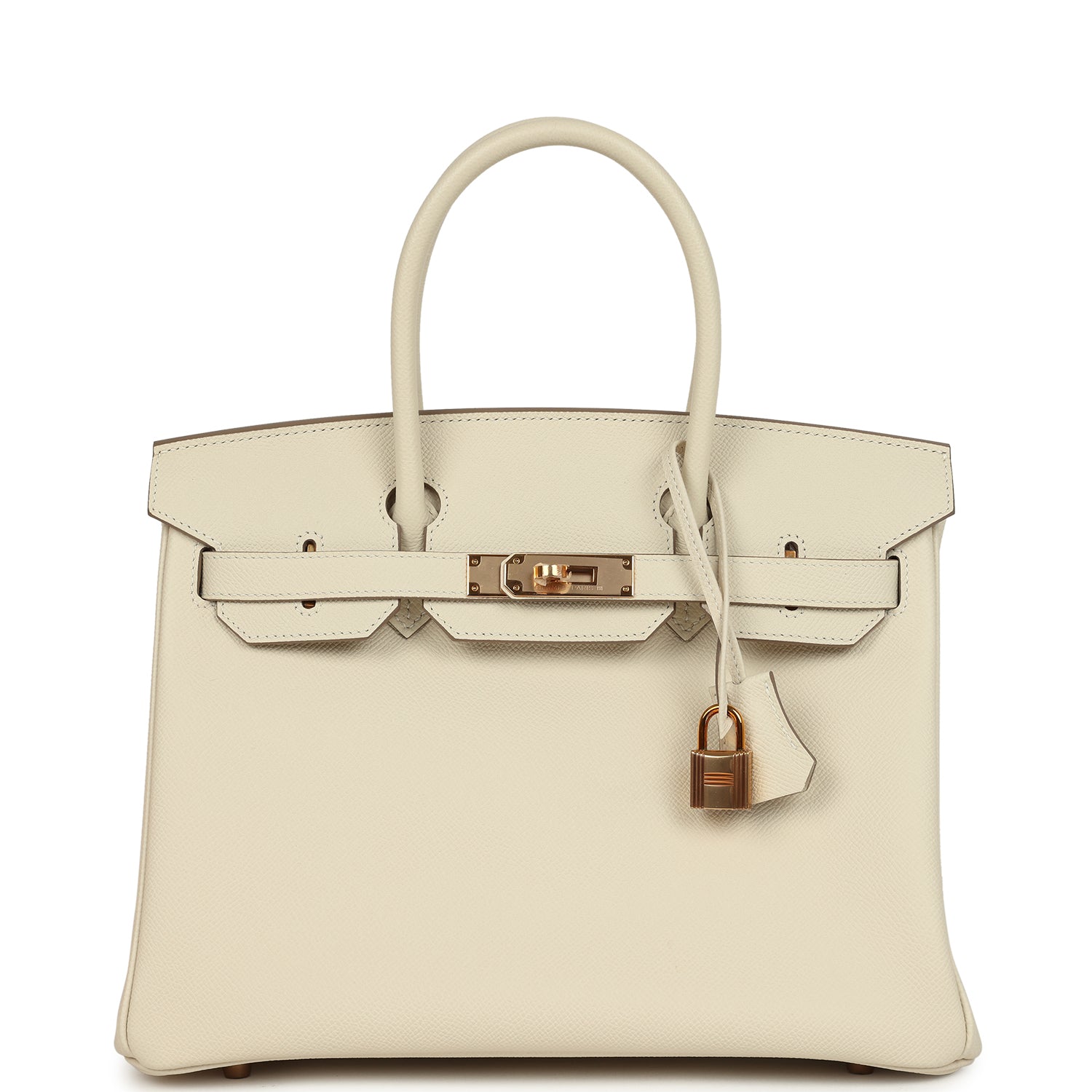 Birkin 30 Craie Epsom Rose Gold Hardware Bag