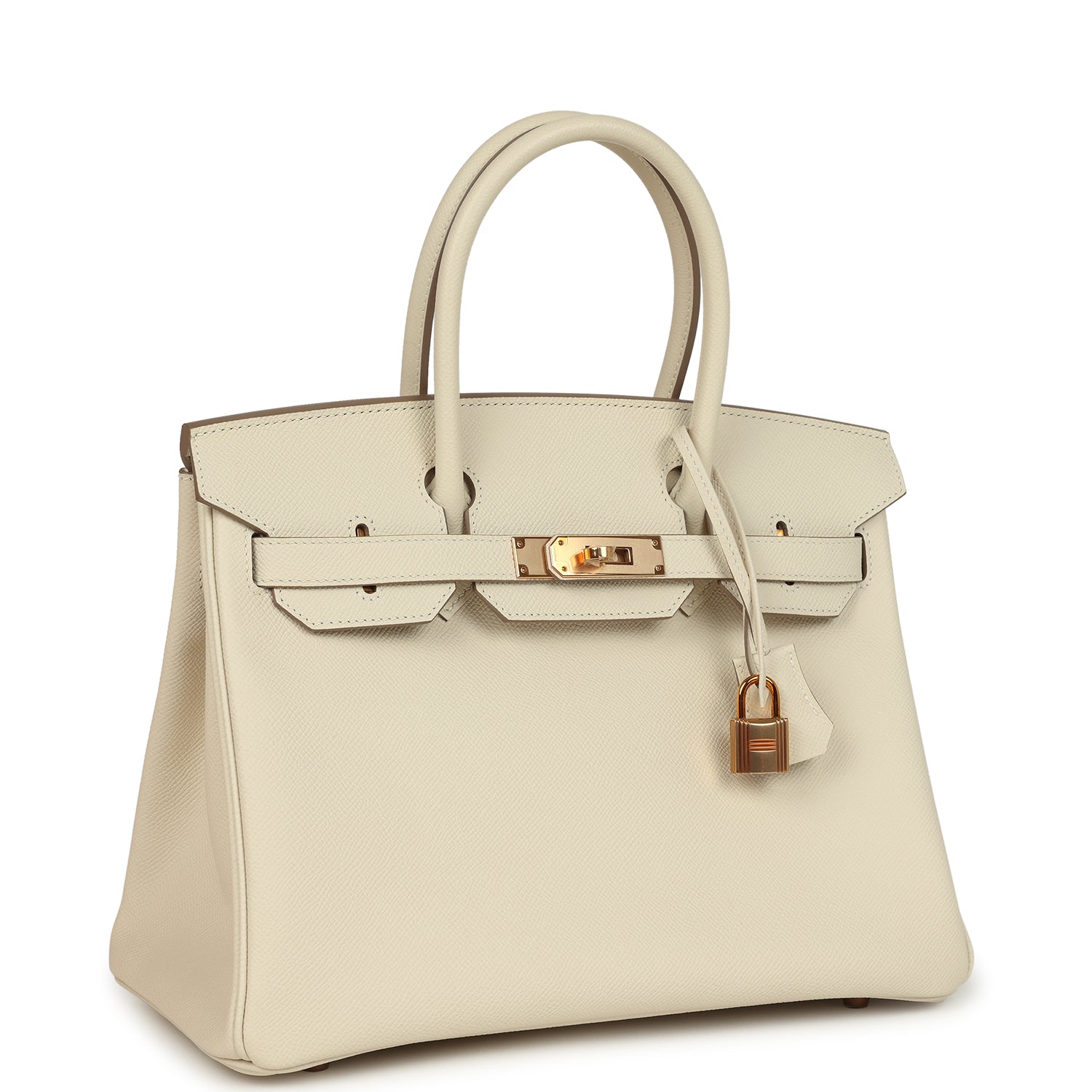 Birkin 30 Craie Epsom Rose Gold Hardware Bag