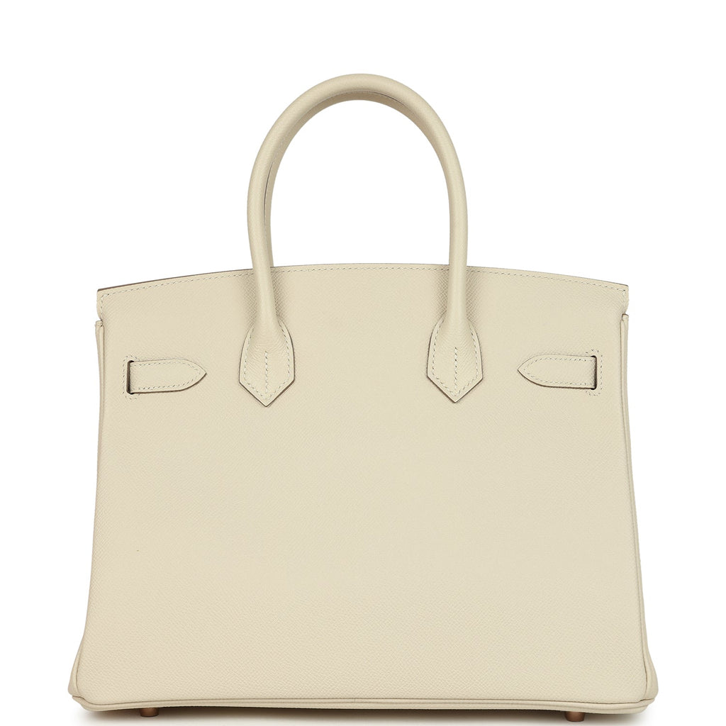 Birkin 30 Craie Epsom Rose Gold Hardware Bag