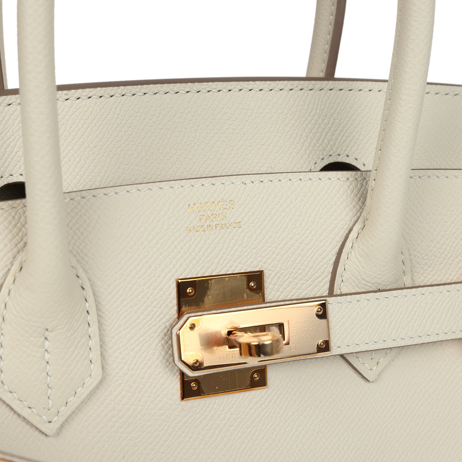 Birkin 30 Craie Epsom Rose Gold Hardware Bag