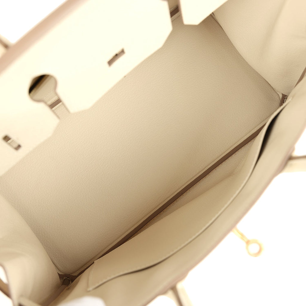 Birkin 30 Craie Epsom Rose Gold Hardware Bag