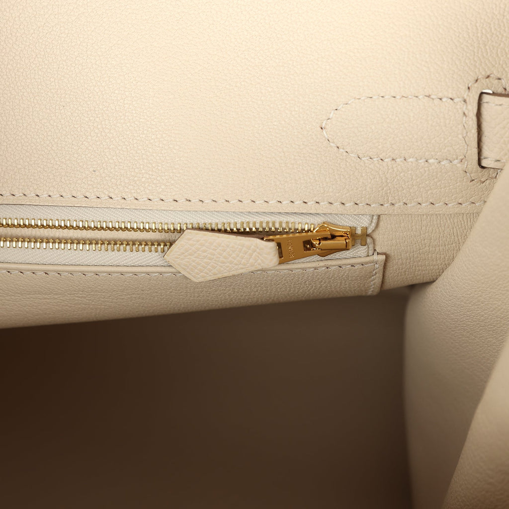 Birkin 30 Craie Epsom Rose Gold Hardware Bag