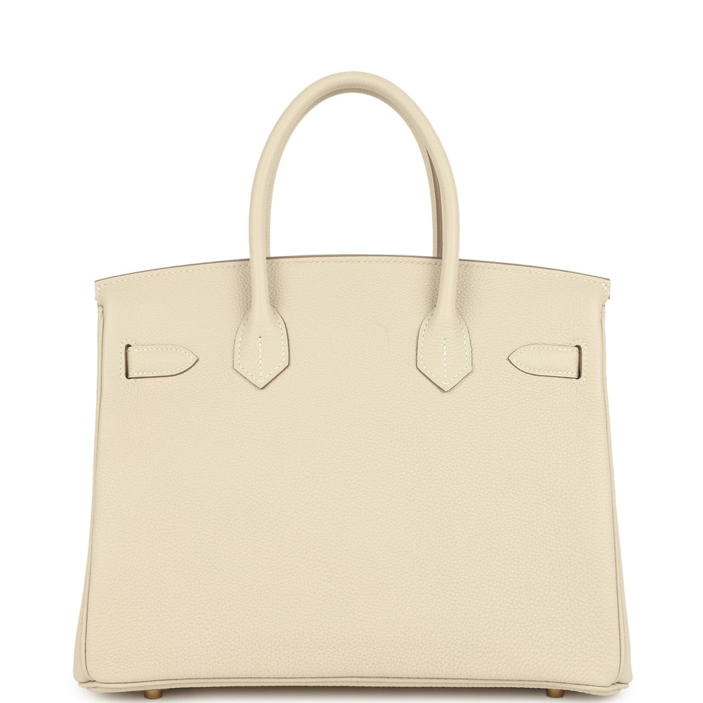 Birkin 30 Craie Togo Permabrass Hardware Bag