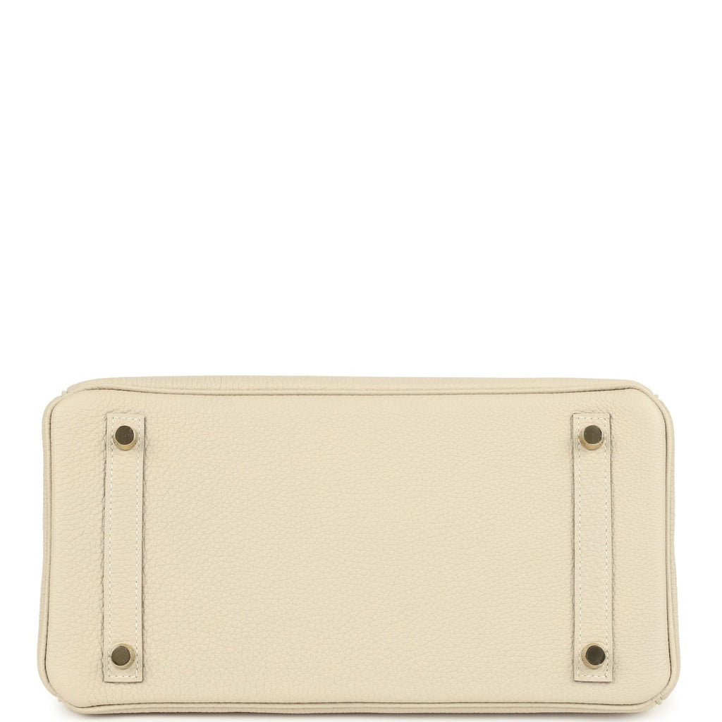 Birkin 30 Craie Togo Permabrass Hardware Bag