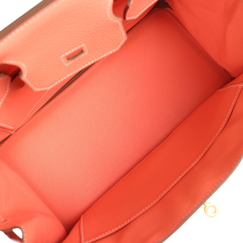Birkin 30 Crevette Clemence Gold Hardware Bag