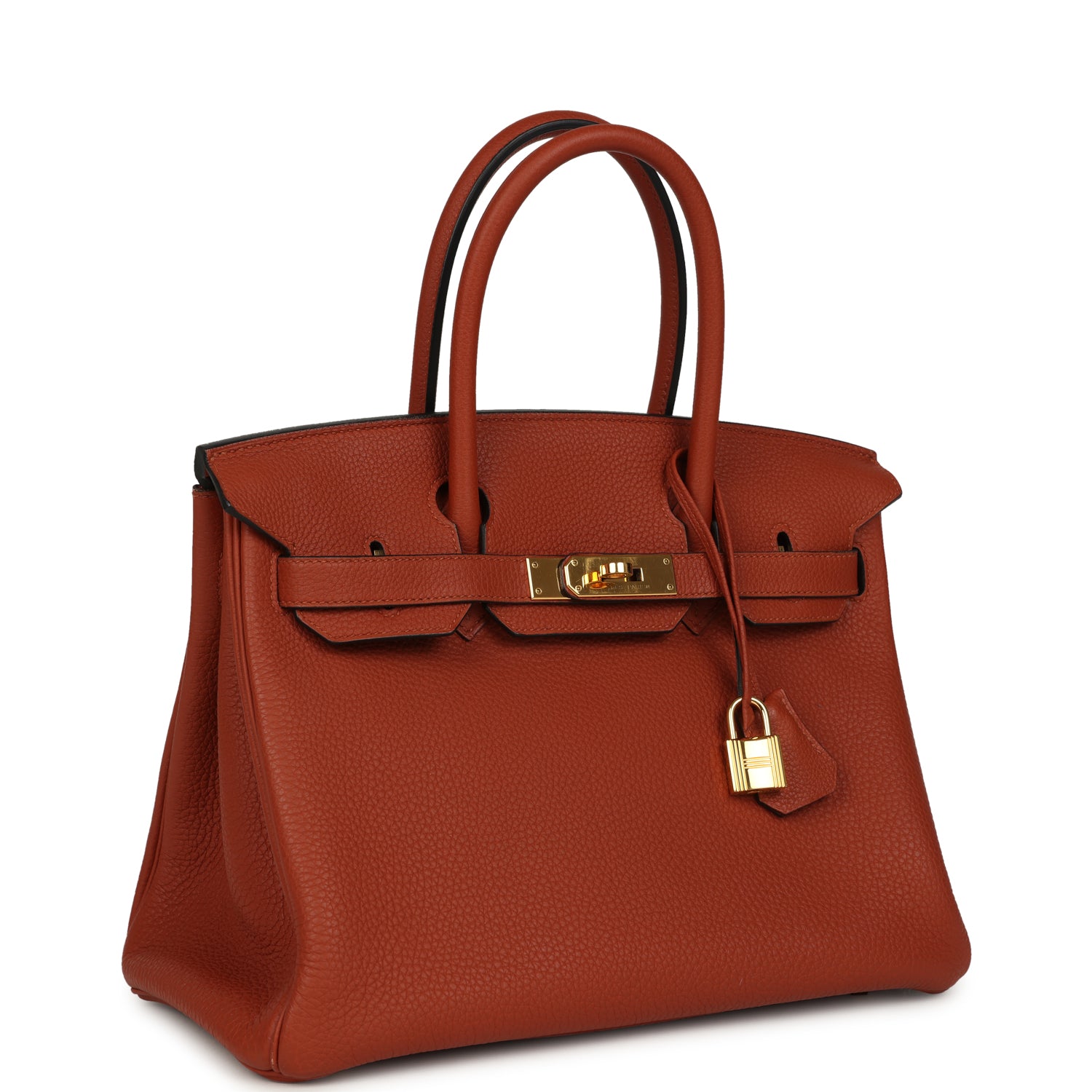 Birkin 30 Cuivre Togo Gold Hardware Bag