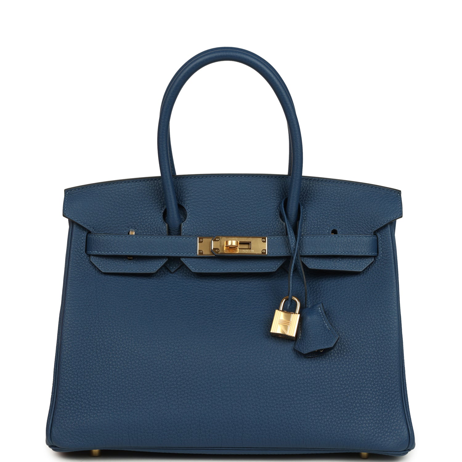 Birkin 30 Deep Bleu Togo Gold Hardware Bag