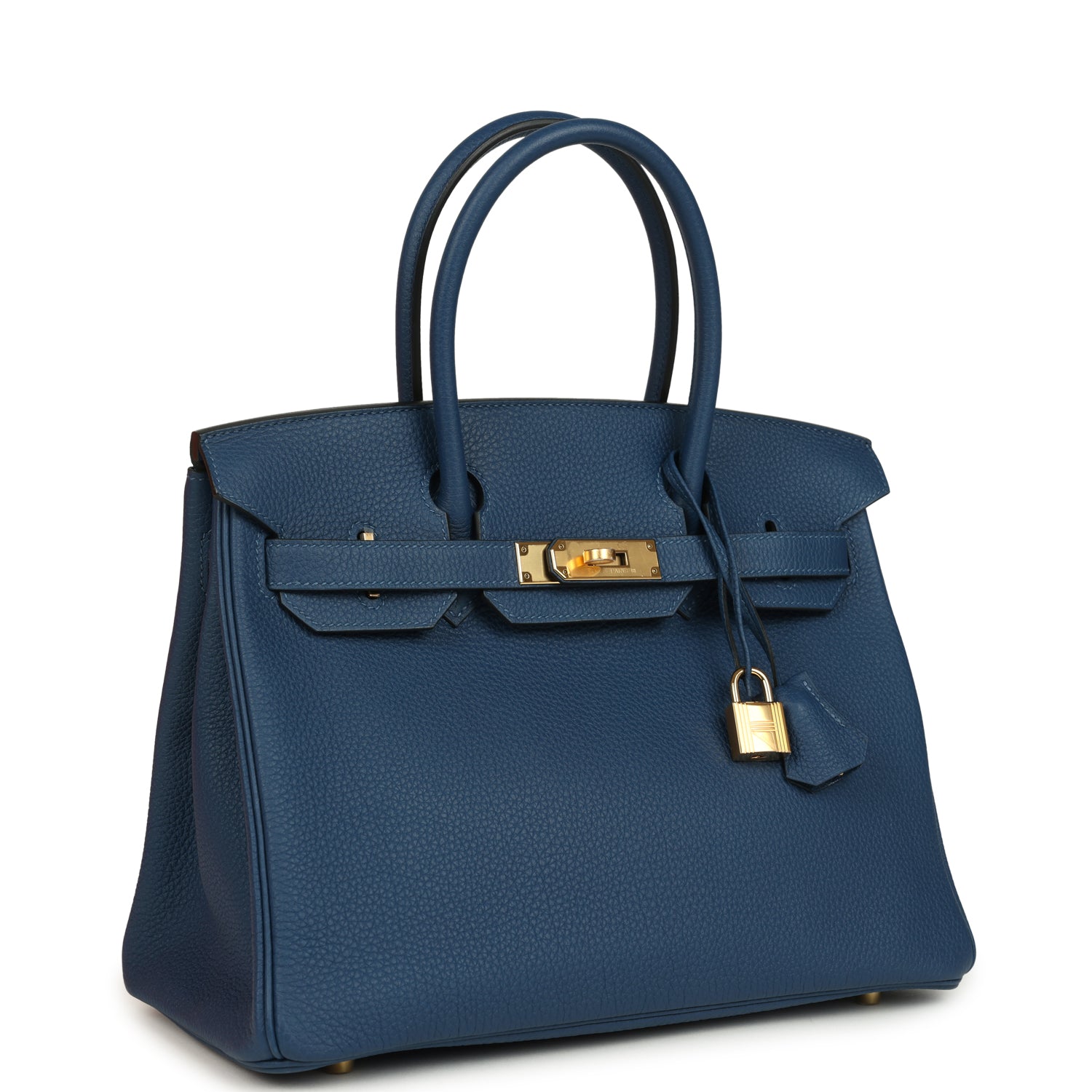Birkin 30 Deep Bleu Togo Gold Hardware Bag