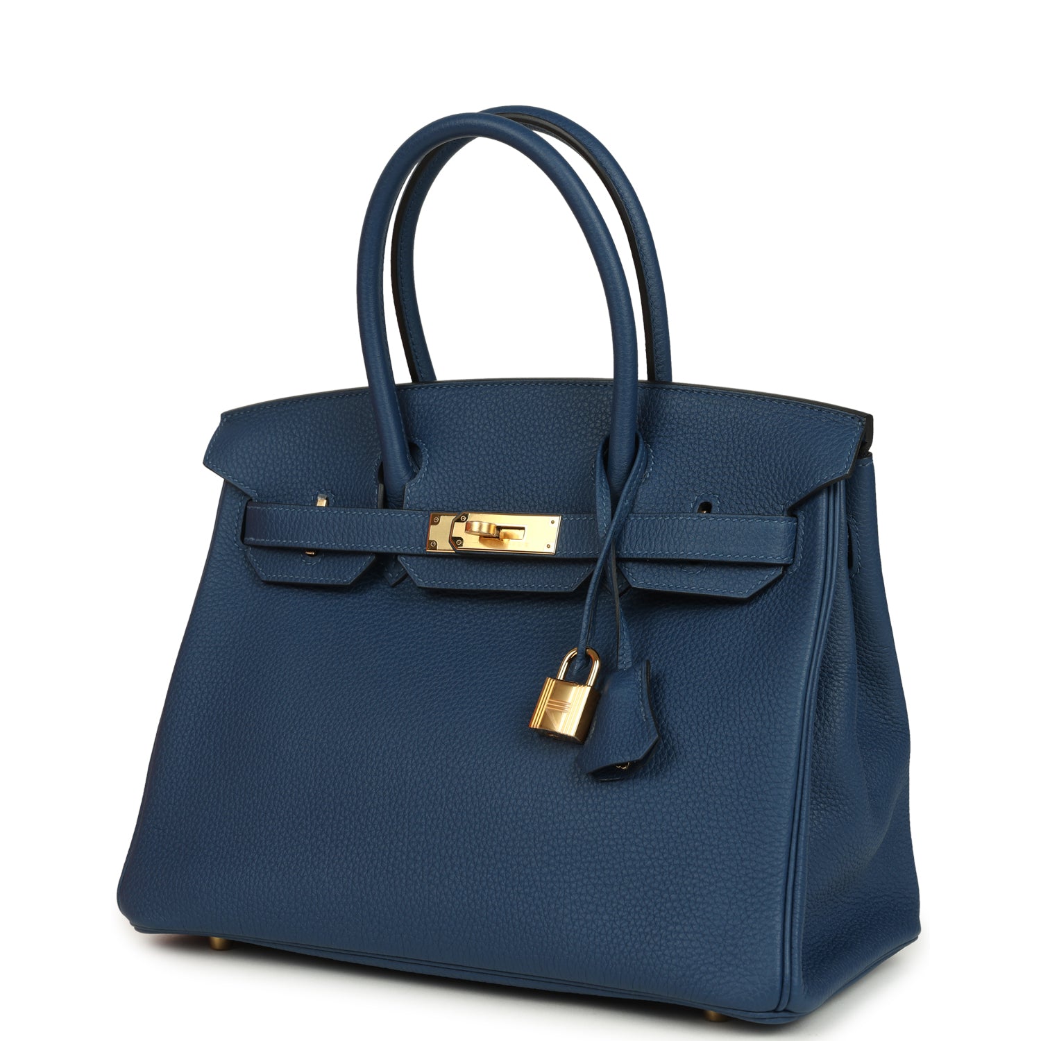 Birkin 30 Deep Bleu Togo Gold Hardware Bag