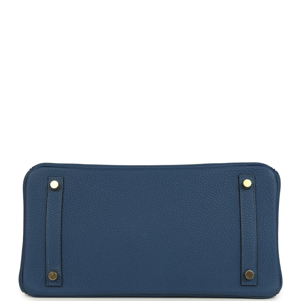Birkin 30 Deep Bleu Togo Gold Hardware Bag
