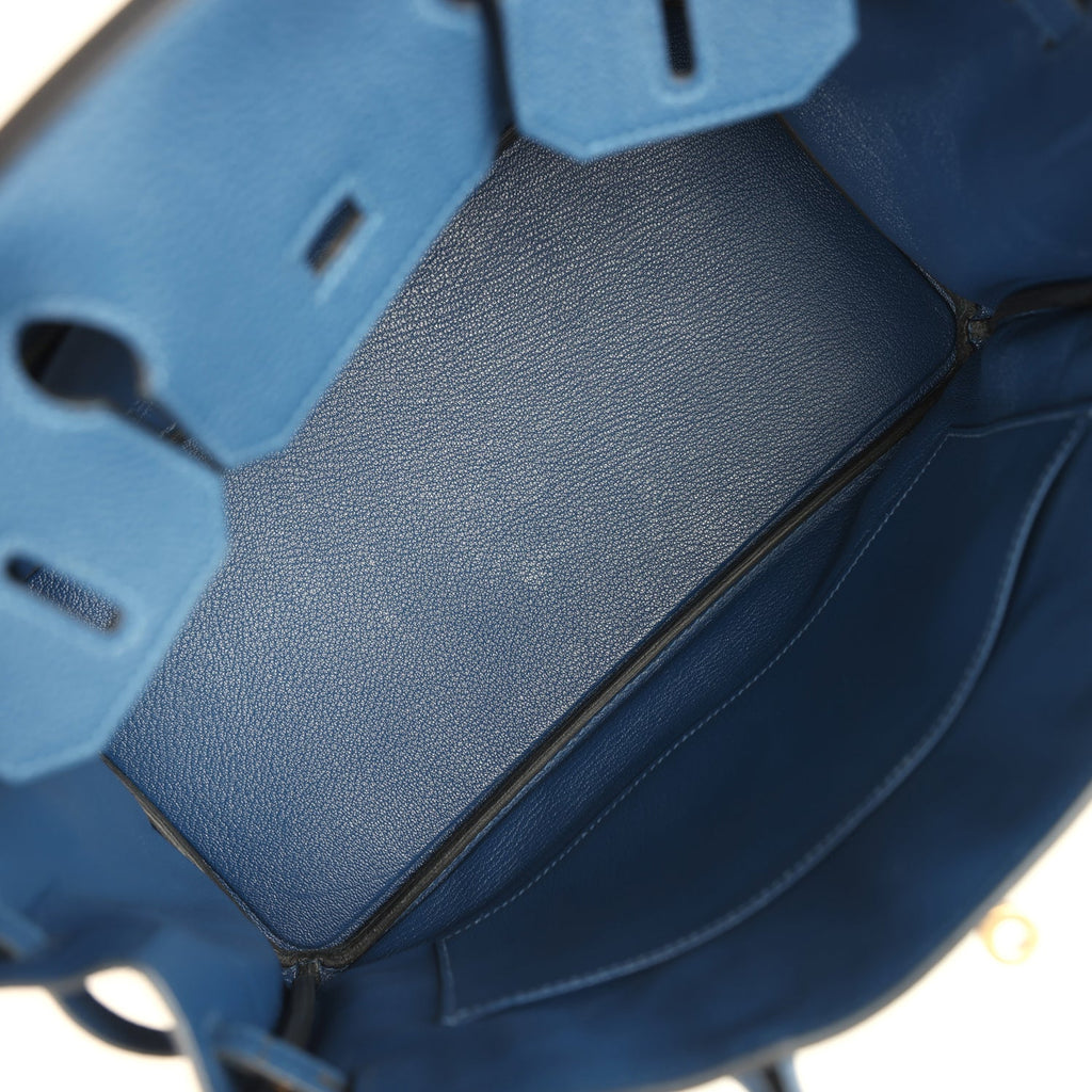 Birkin 30 Deep Bleu Togo Gold Hardware Bag