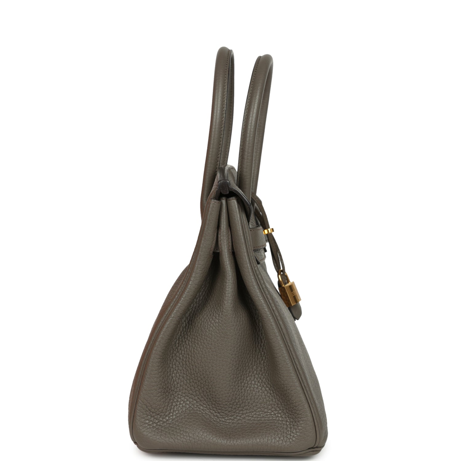 Birkin 30 Etain Clemence Gold Hardware Bag