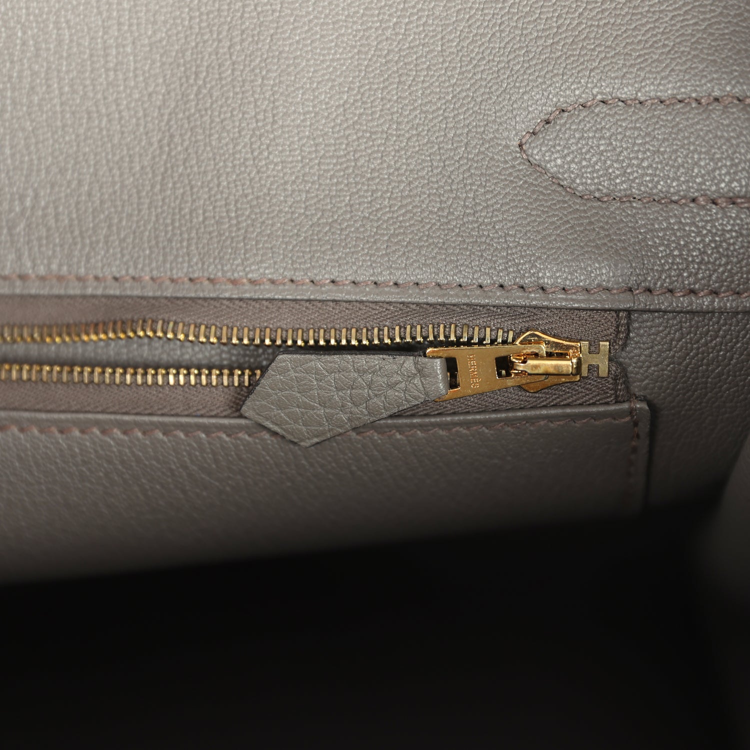 Birkin 30 Etain Clemence Gold Hardware Bag