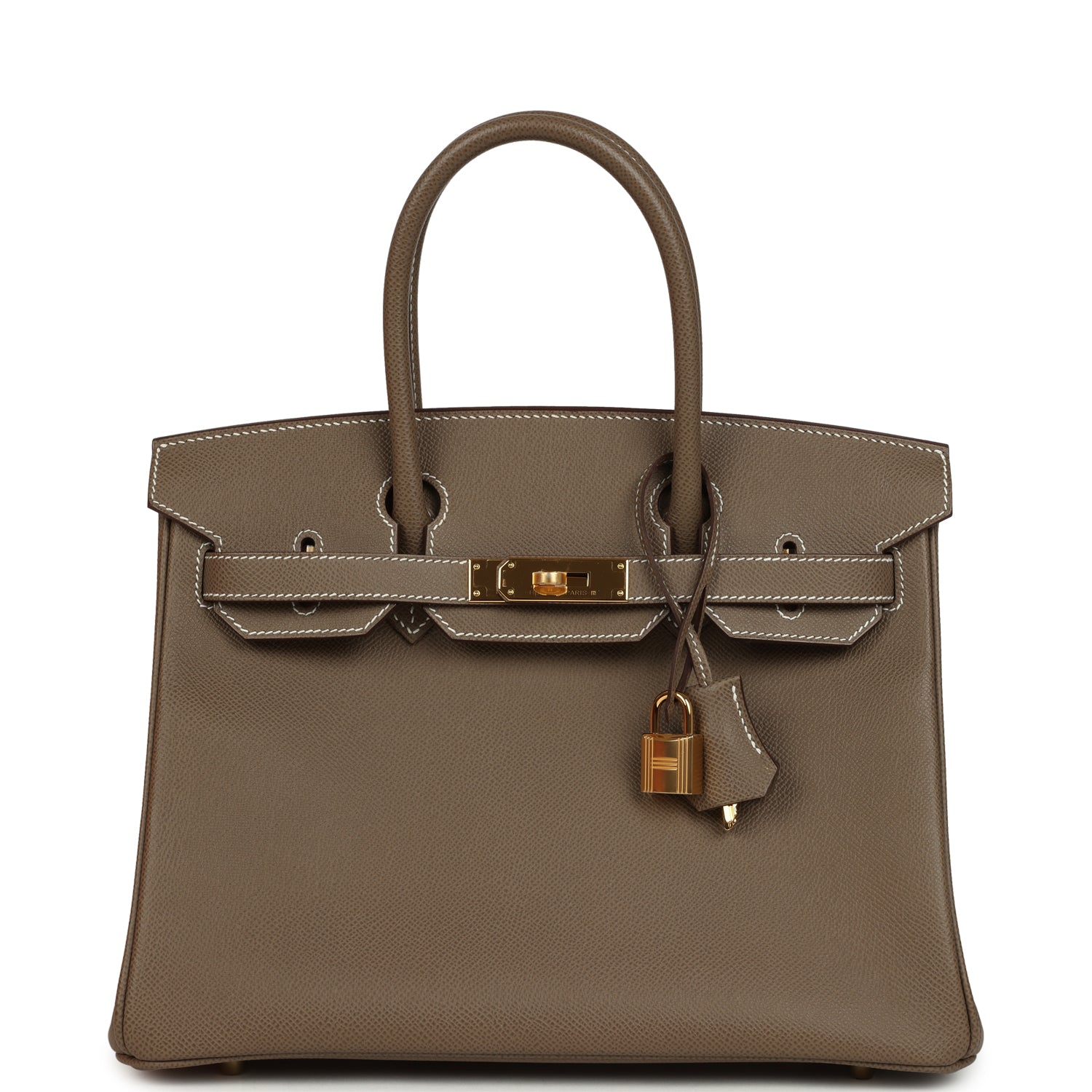 Birkin 30 Etoupe Epsom Gold Hardware Bag