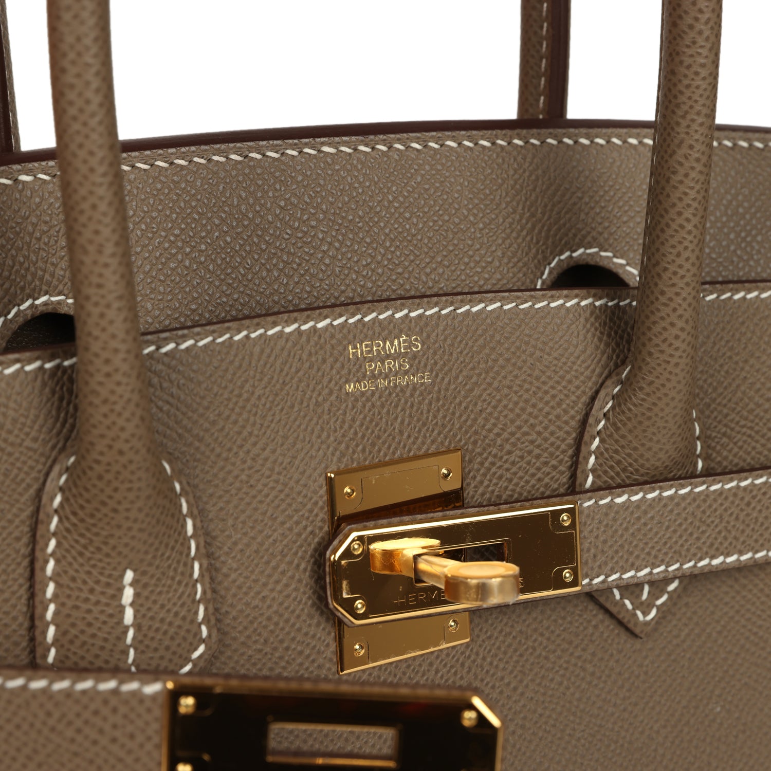 Birkin 30 Etoupe Epsom Gold Hardware Bag