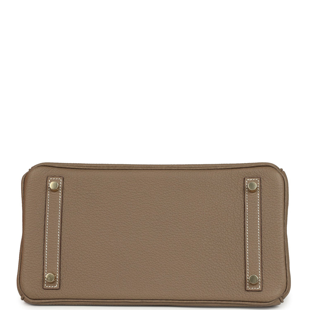 Birkin 30 Etoupe Togo Brushed Gold Hardware Bag