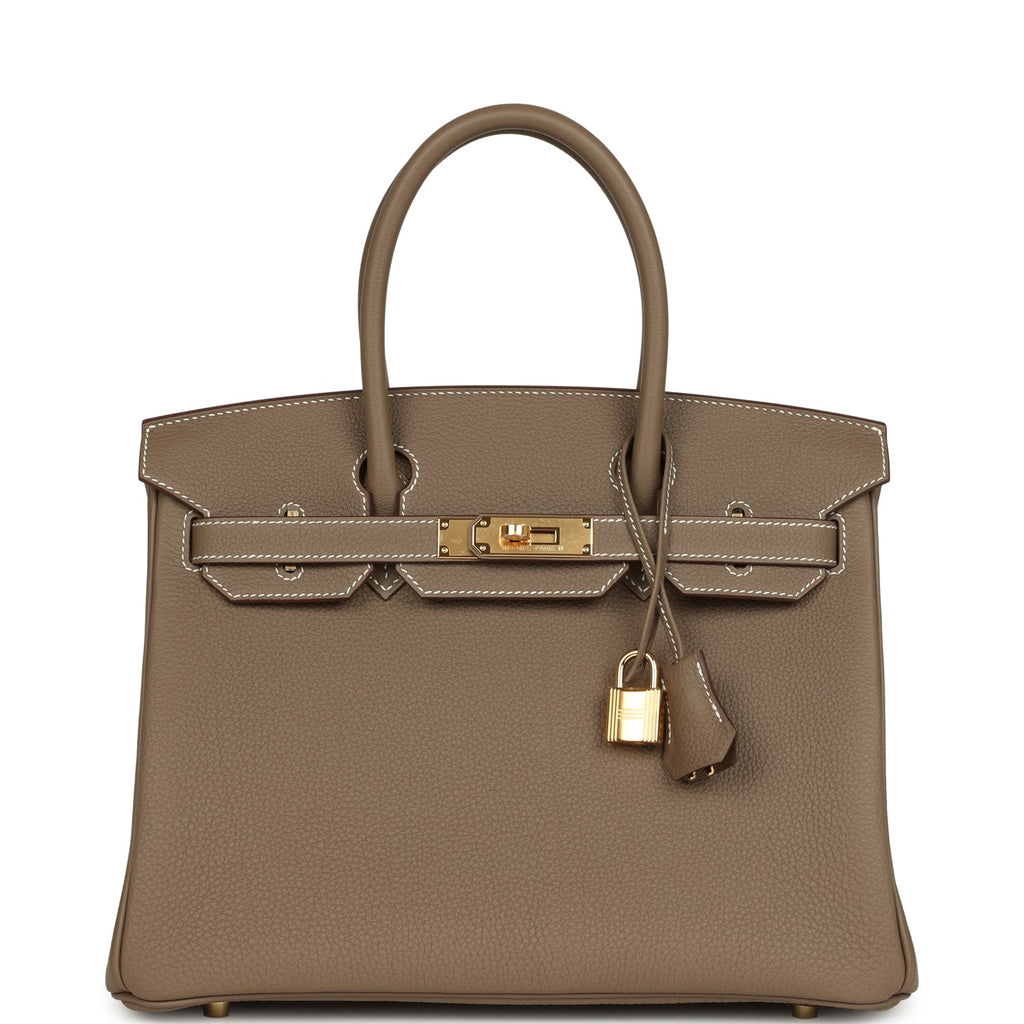 Birkin 30 Etoupe Togo Gold Hardware Bag