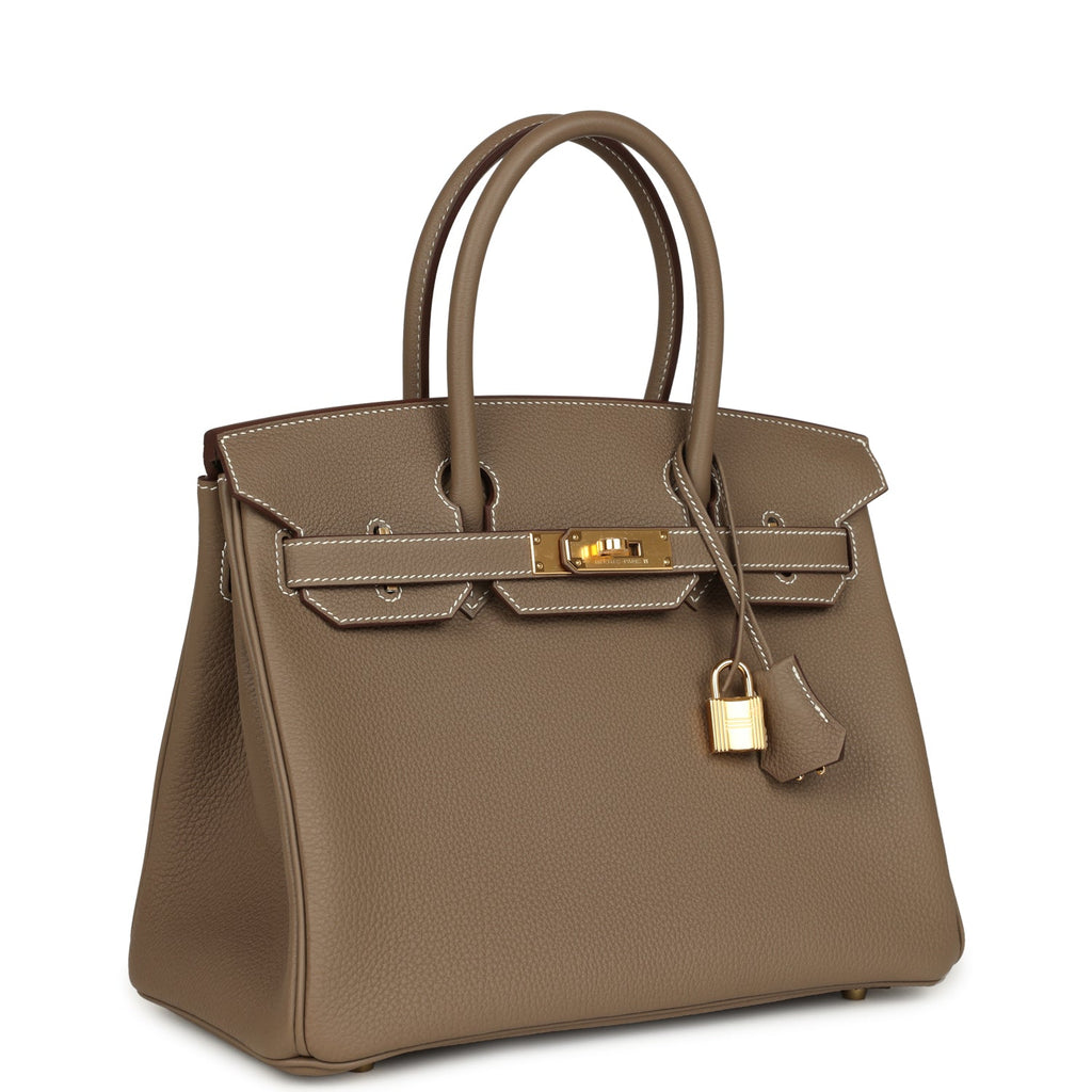 Birkin 30 Etoupe Togo Gold Hardware Bag