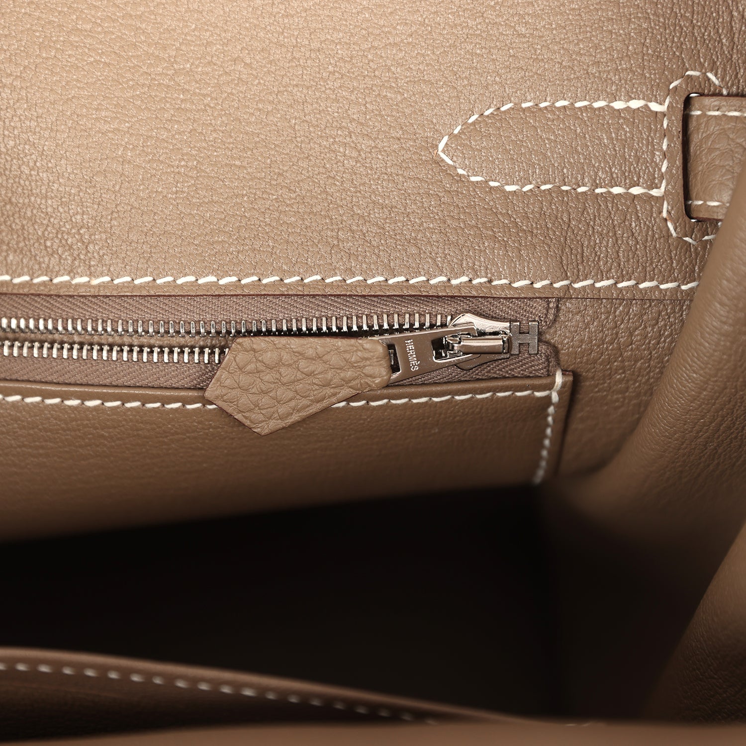 Birkin 30 Etoupe Togo Palladium Hardware Bag