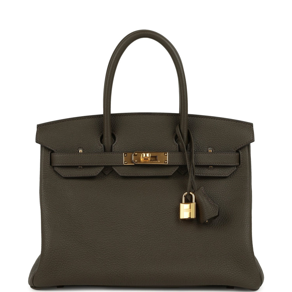 Birkin 30 Eucalyptus Togo Gold Hardware Bag