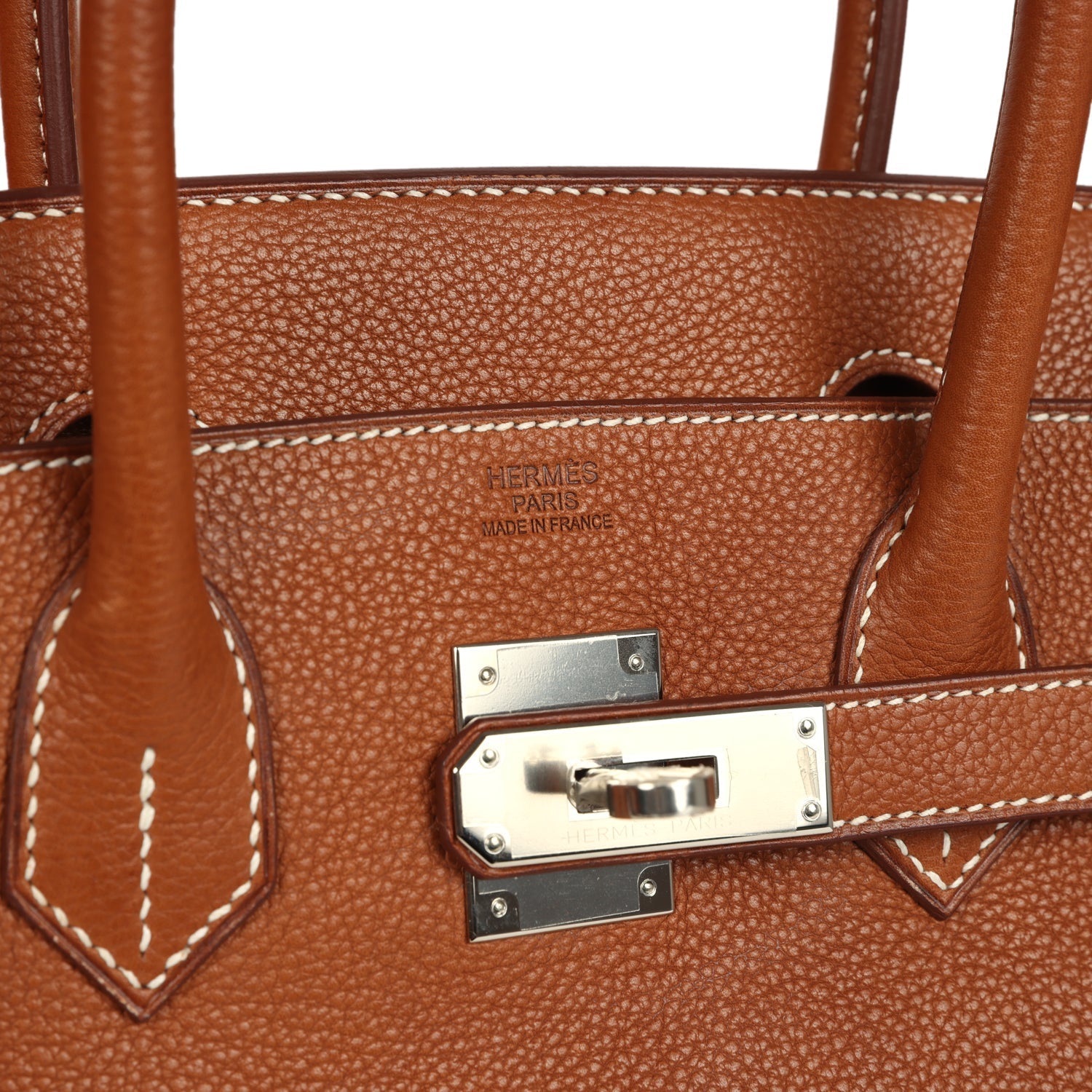 Birkin 30 Fauve Barenia Faubourg Palladium Hardware Bag