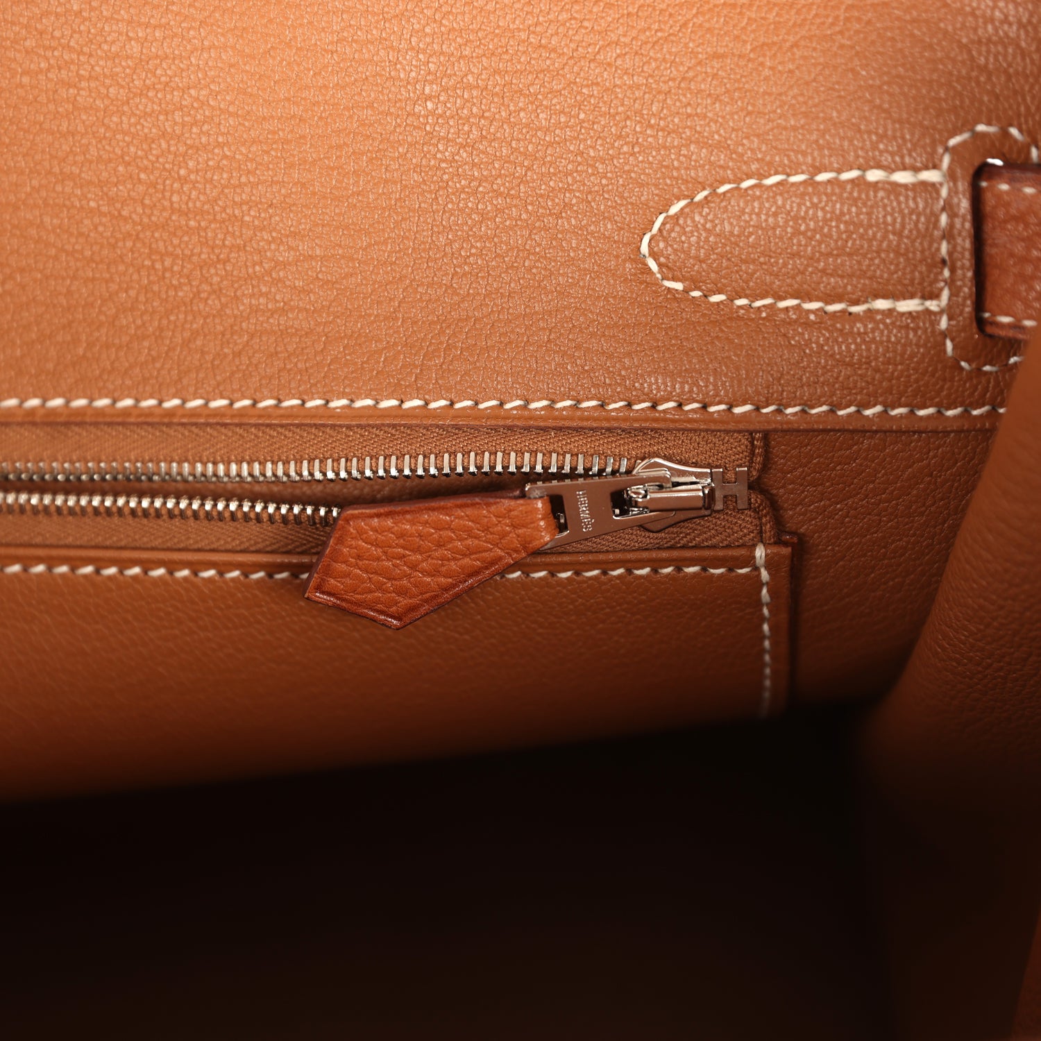Birkin 30 Fauve Barenia Faubourg Palladium Hardware Bag