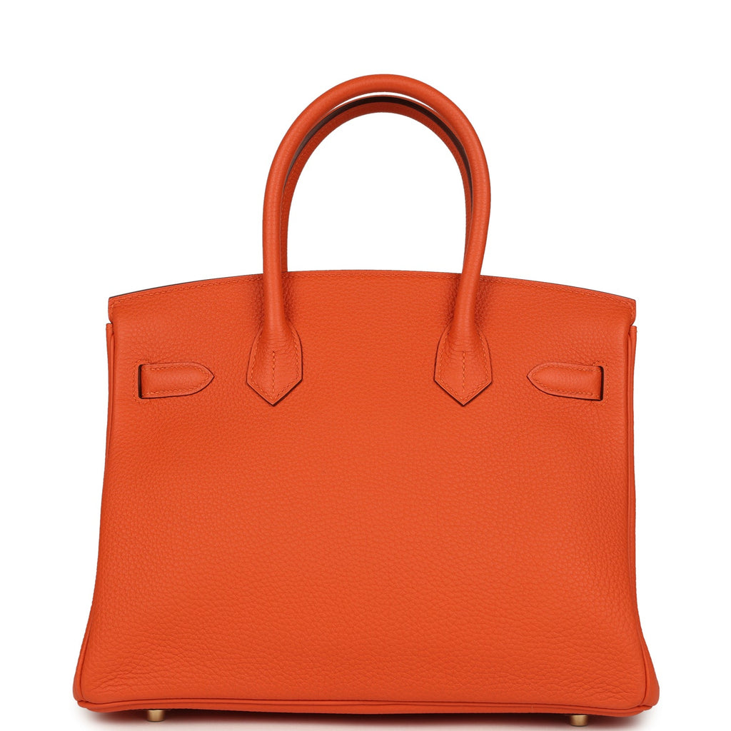 Birkin 30 Feu Togo Gold Hardware Bag