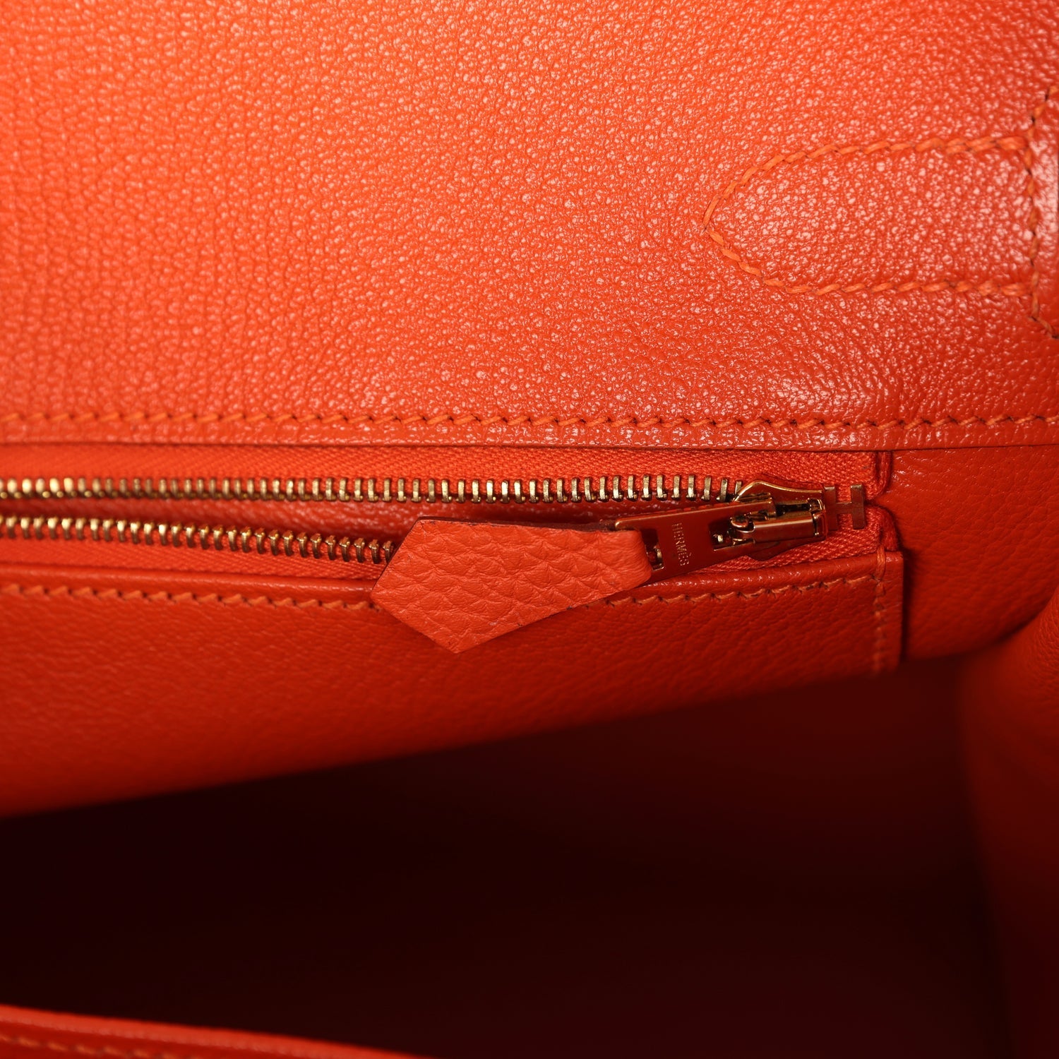 Birkin 30 Feu Togo Gold Hardware Bag