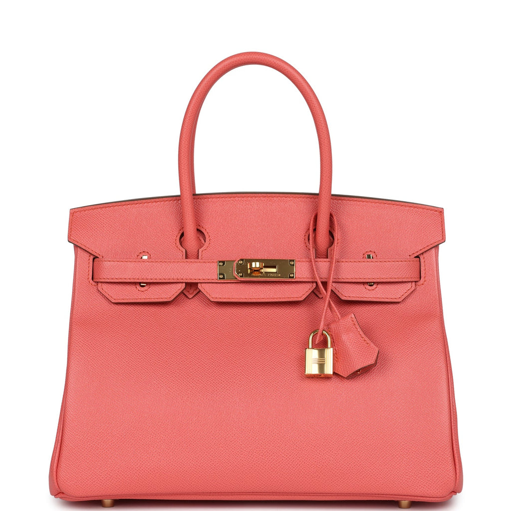 Birkin 30 Flamingo Epsom Gold Hardware Bag