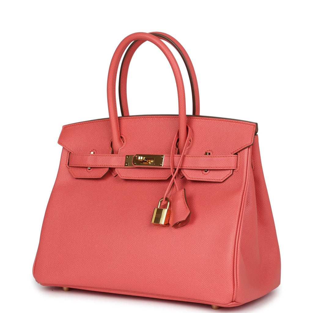 Birkin 30 Flamingo Epsom Gold Hardware Bag