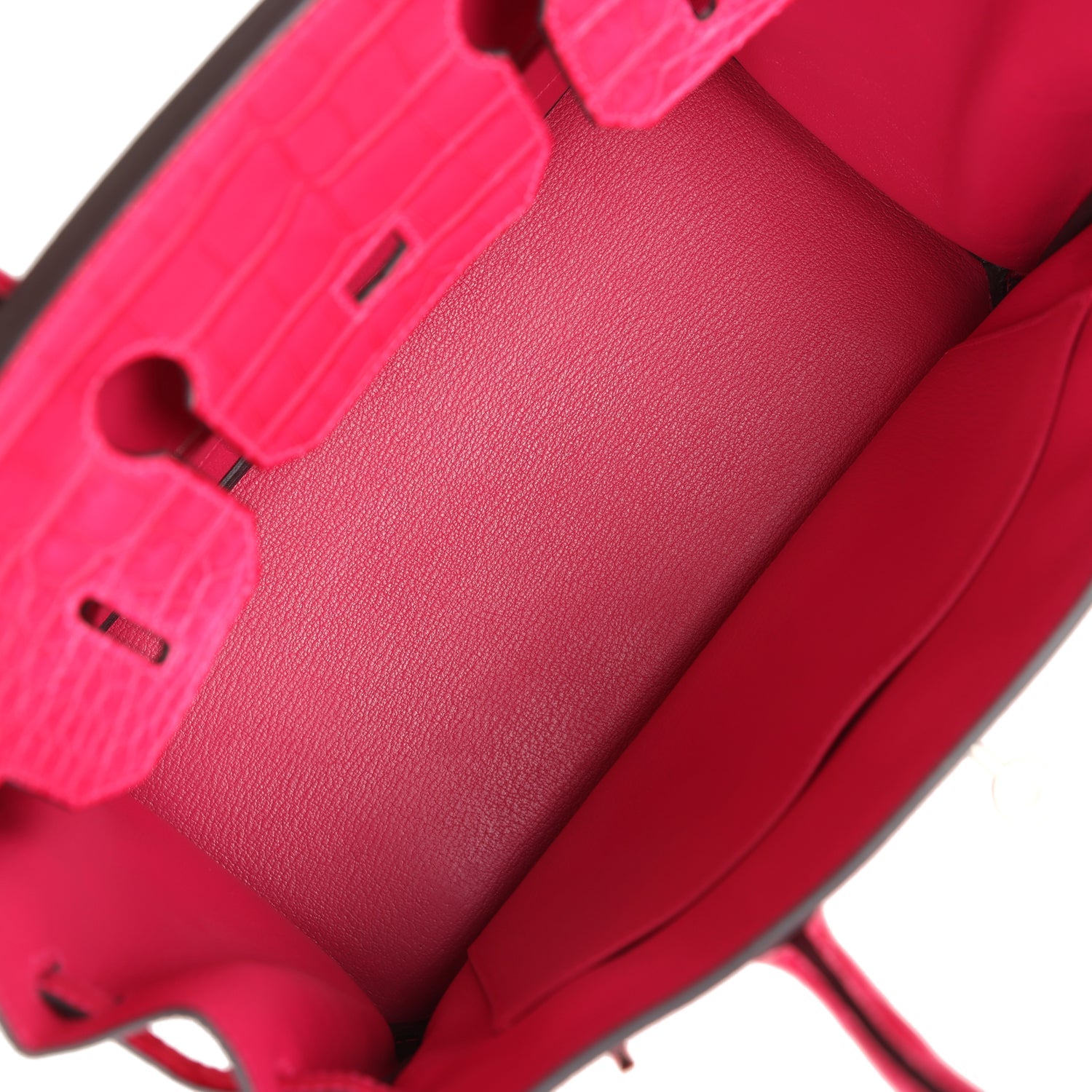 Birkin 30 Framboise Matte Alligator Togo Touch Palladium Hardware Bag
