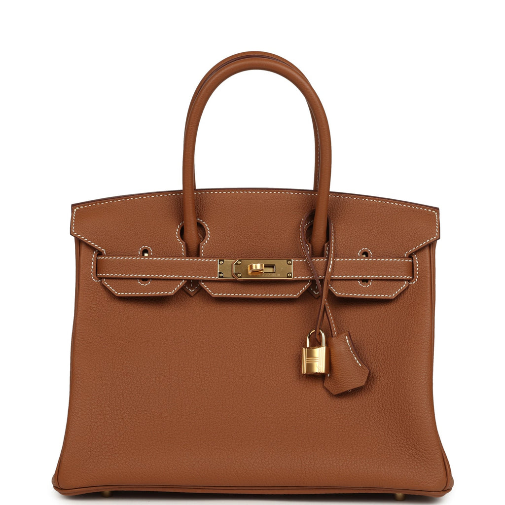 Birkin 30 Gold Togo Gold Hardware Bag