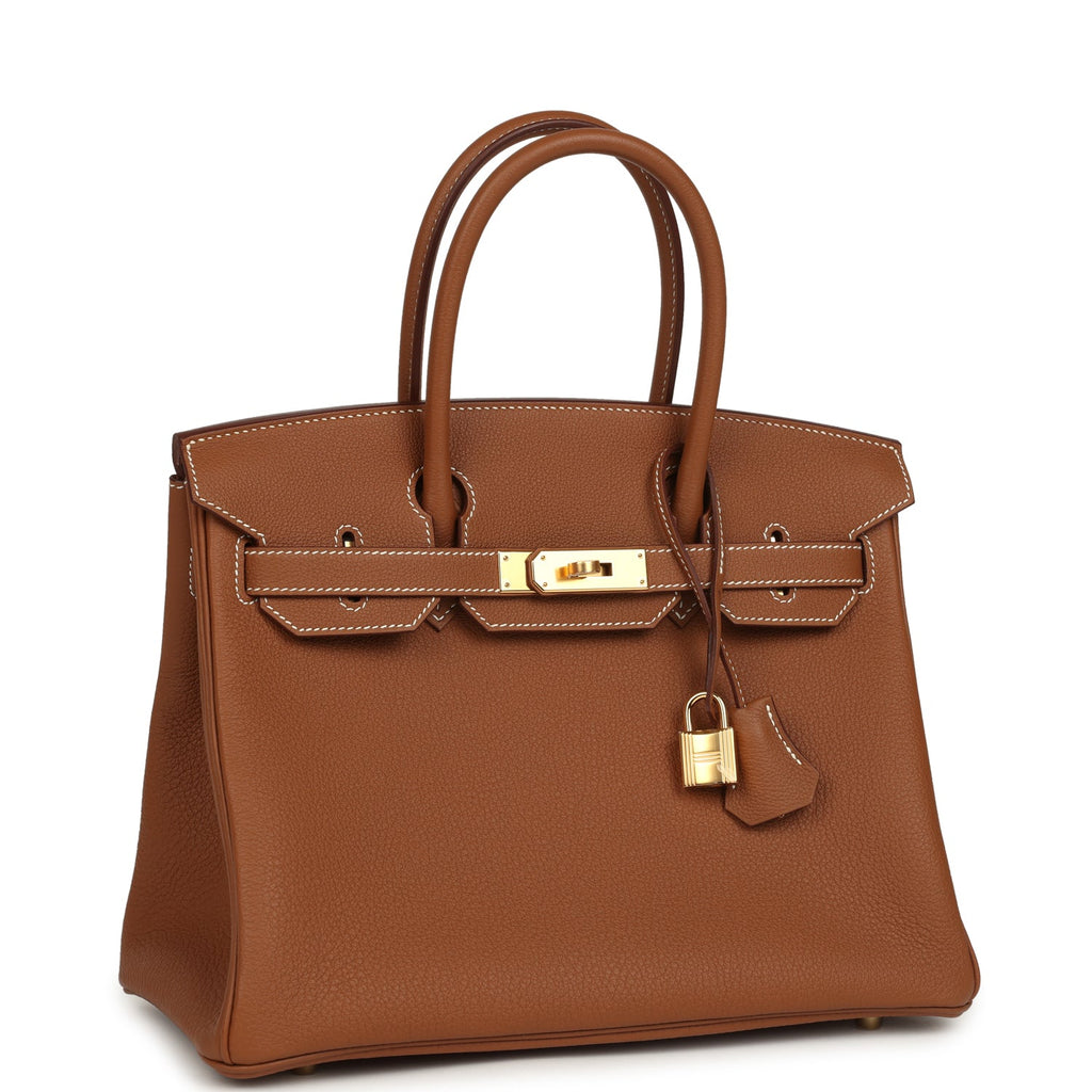 Birkin 30 Gold Togo Gold Hardware Bag