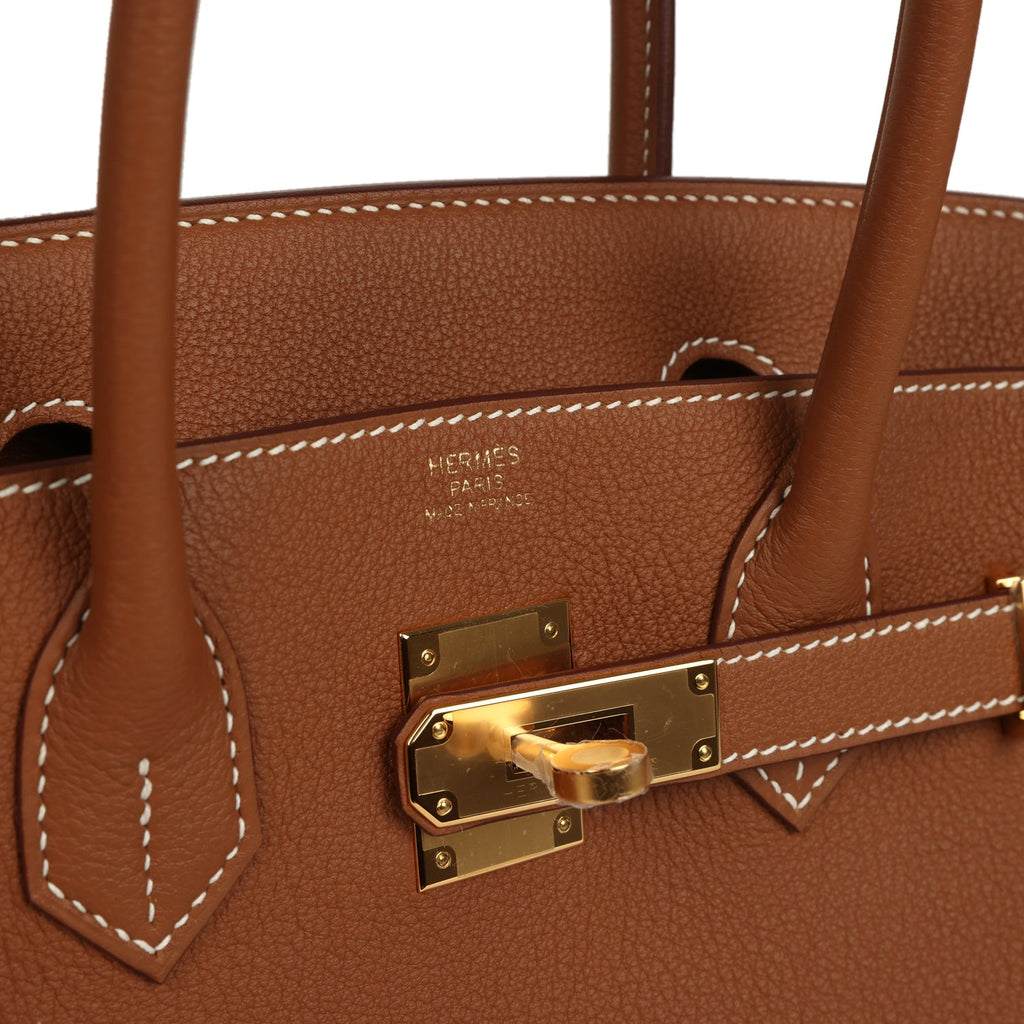 Birkin 30 Gold Togo Gold Hardware Bag