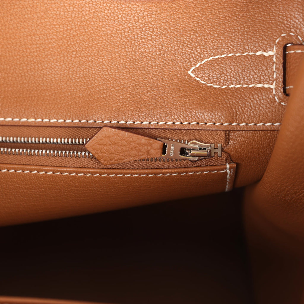 Birkin 30 Gold Togo Palladium Hardware Bag