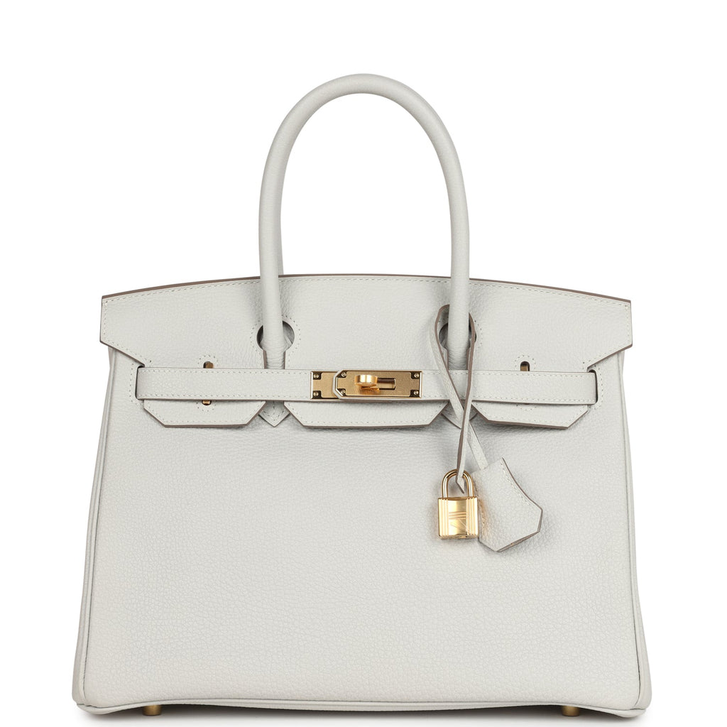 Birkin 30 Gris Perle Togo Gold Hardware Bag