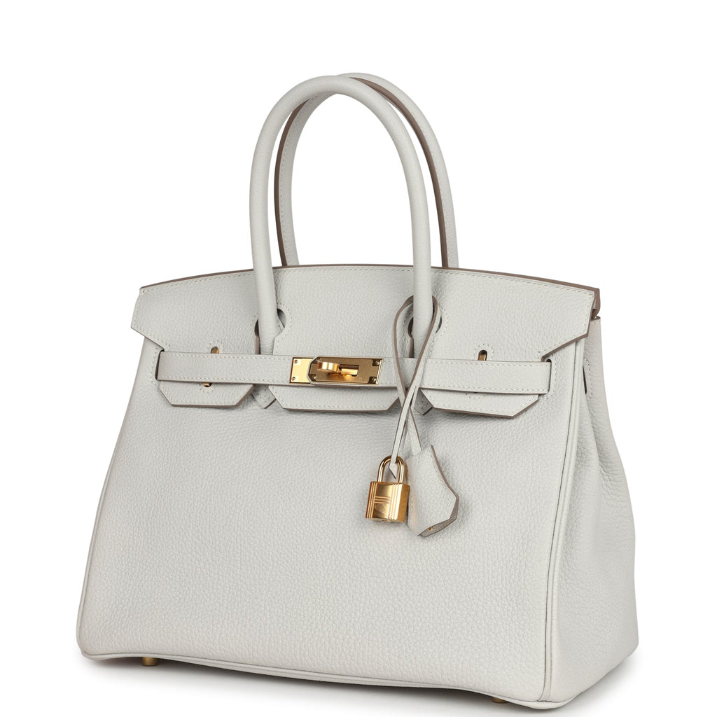 Birkin 30 Gris Perle Togo Gold Hardware Bag