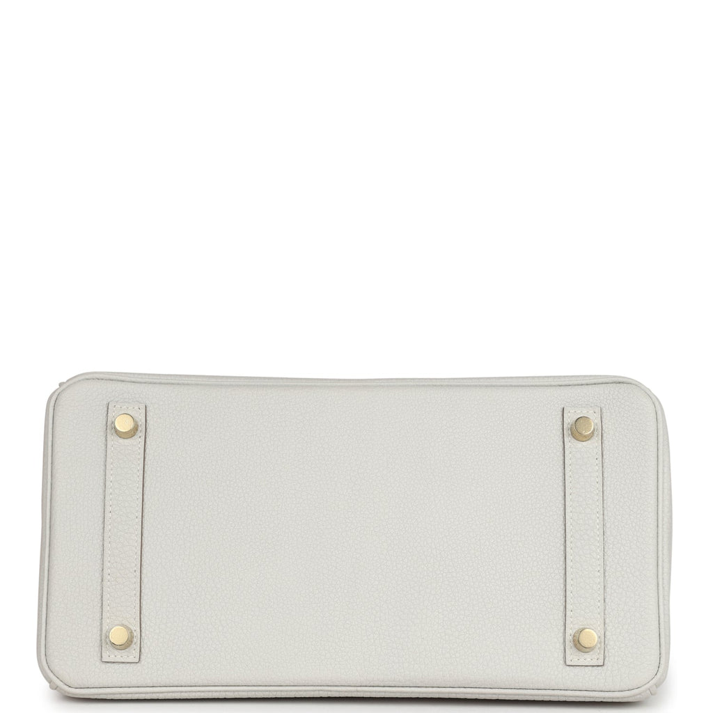 Birkin 30 Gris Perle Togo Gold Hardware Bag