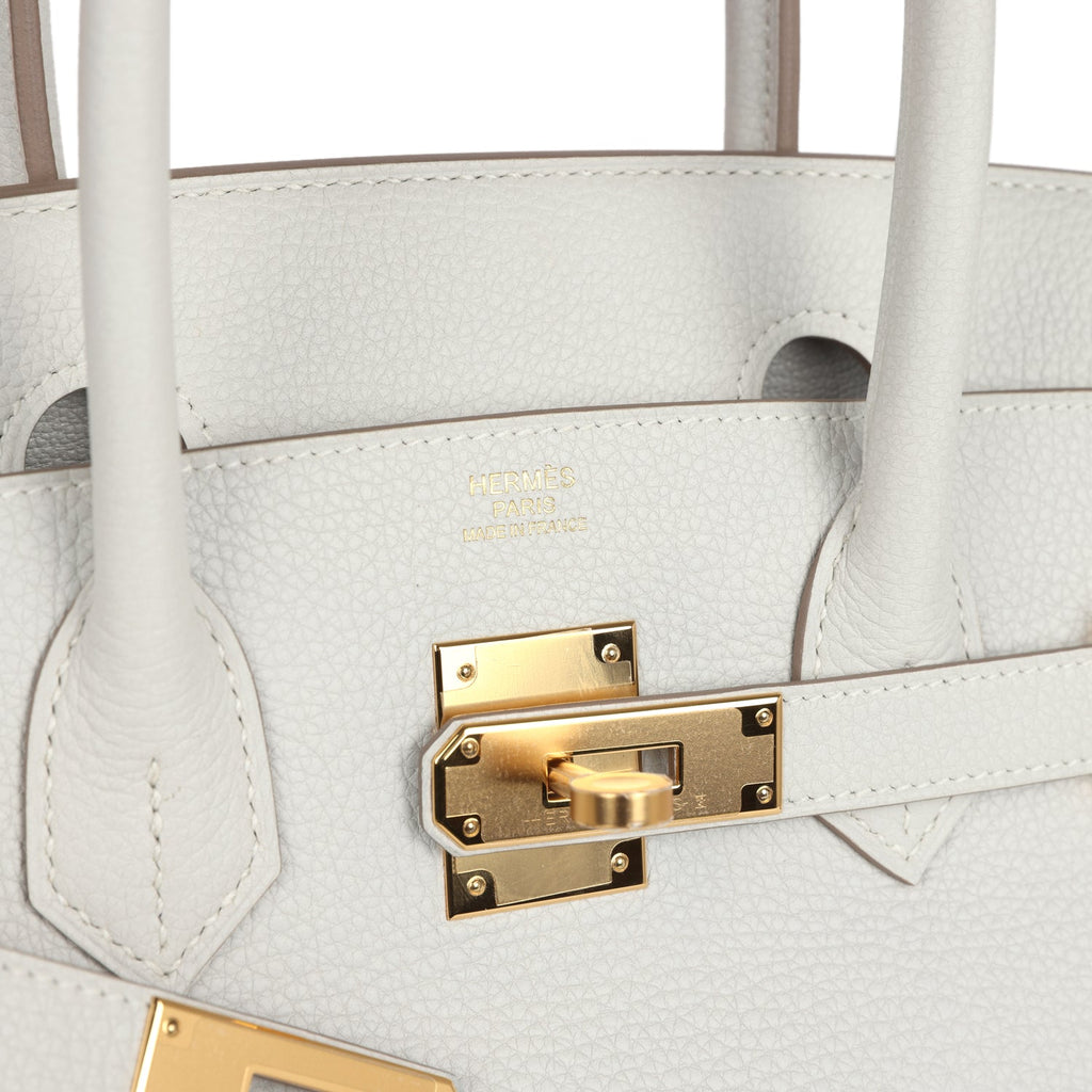 Birkin 30 Gris Perle Togo Gold Hardware Bag
