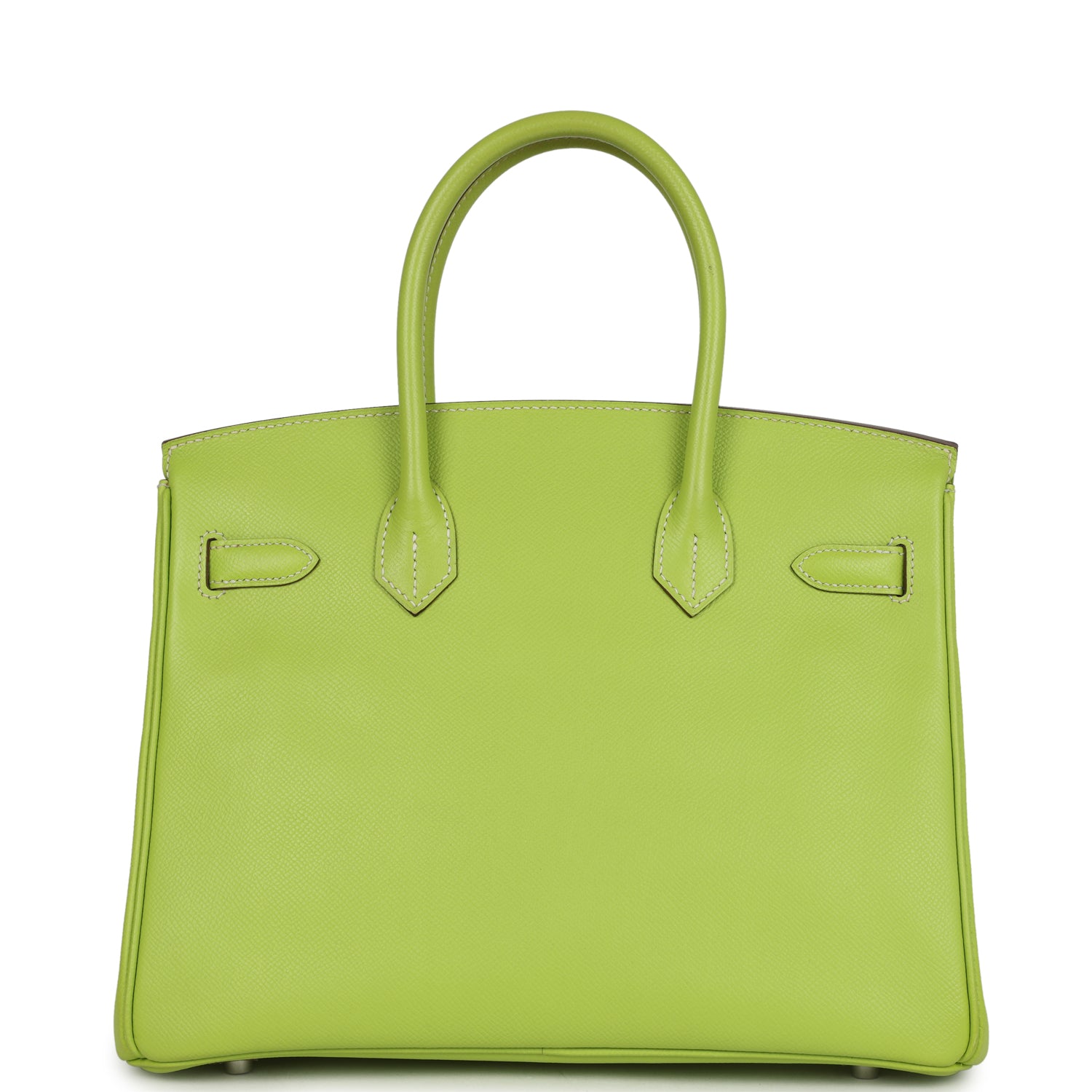 Birkin 30 Kiwi Candy Epsom Palladium Hardware Bag