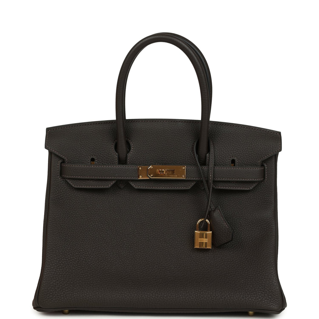 Birkin 30 Macassar Togo Gold Hardware Bag
