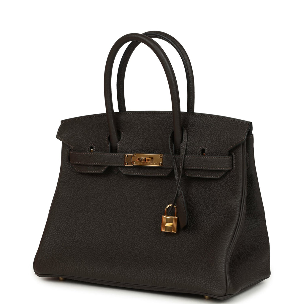 Birkin 30 Macassar Togo Gold Hardware Bag